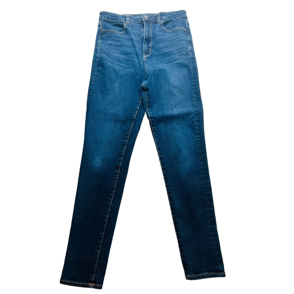 American Eagle Highest Rise Jeggings Dark Wash Stretch Skinny Womens‎ Size 8